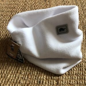 White Fleece Neck Gaitor
